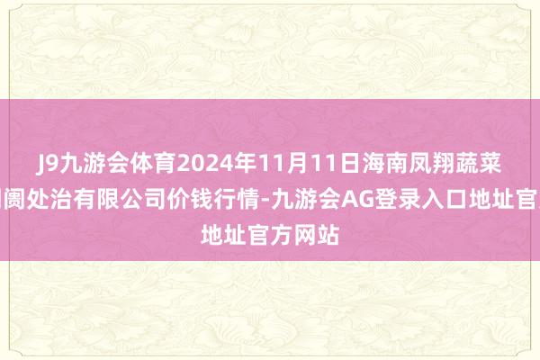 J9九游会体育2024年11月11日海南凤翔蔬菜批发阛阓处治有限公司价钱行情-九游会AG登录入口地址官方网站