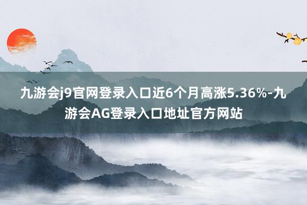 九游会j9官网登录入口近6个月高涨5.36%-九游会AG登录入口地址官方网站
