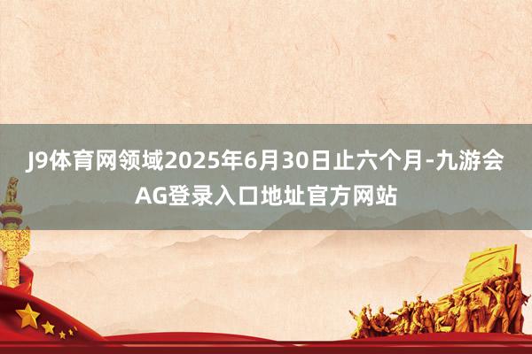 J9体育网领域2025年6月30日止六个月-九游会AG登录入口地址官方网站